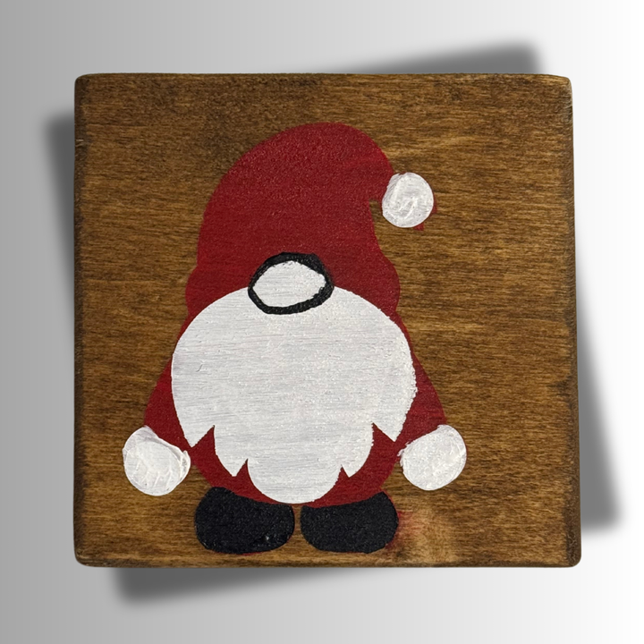 Winter Gnome Painted Coaster Kit